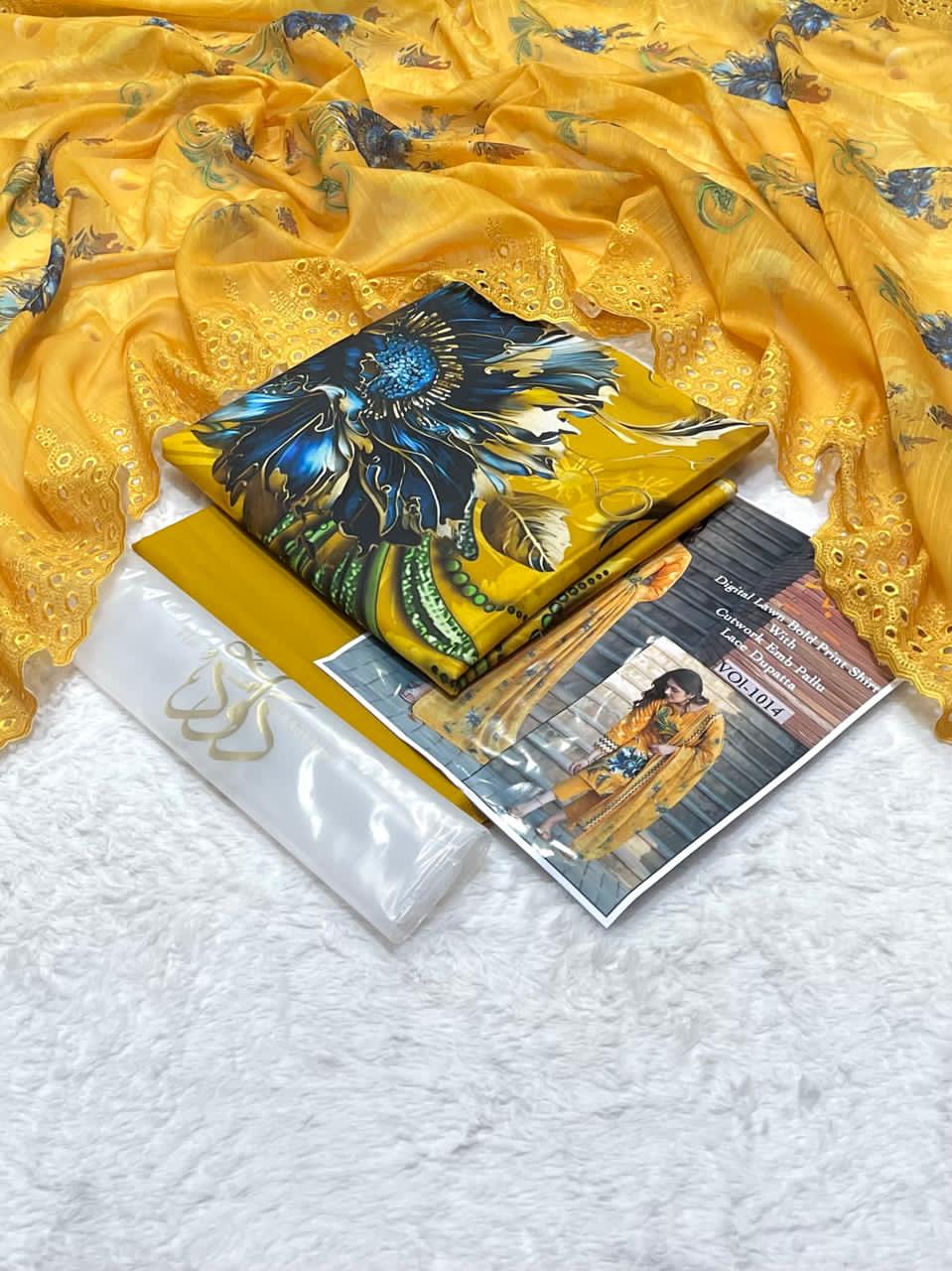 DAWOOD GEE BY HORAIN  Premium Digital Printed Unstitched 3 Piece Lawn Suit – ZeenatWear360  