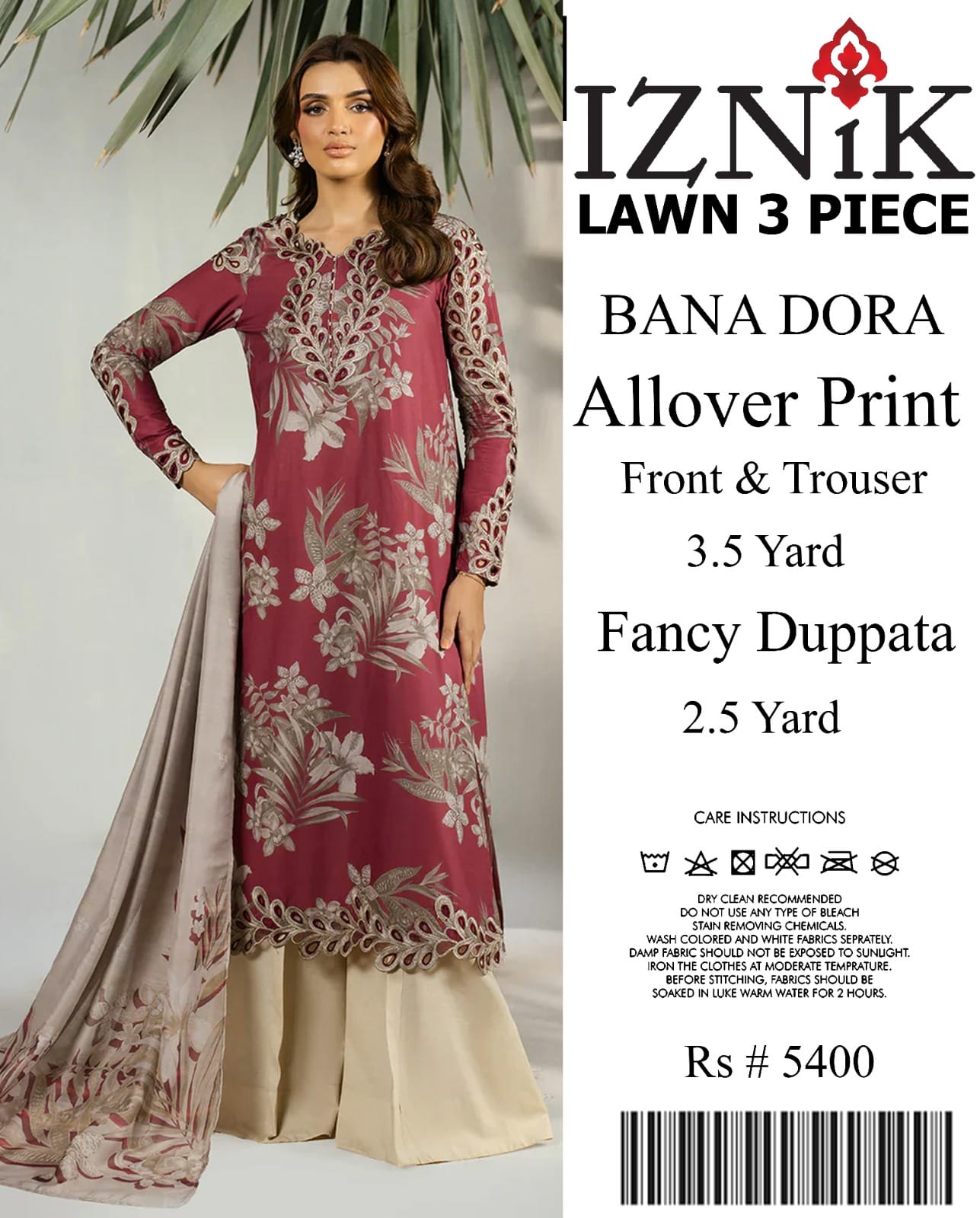 BRAND Iznik Printed fancy