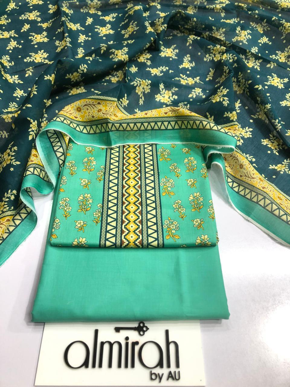 AlMIRAH Latest Collection 2026 Unstitched Lawn 3 Piece – ZeenatWear360