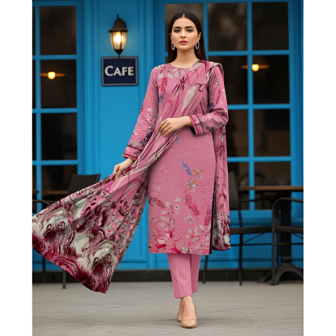 Viscose Filament Print 3pc RC-002