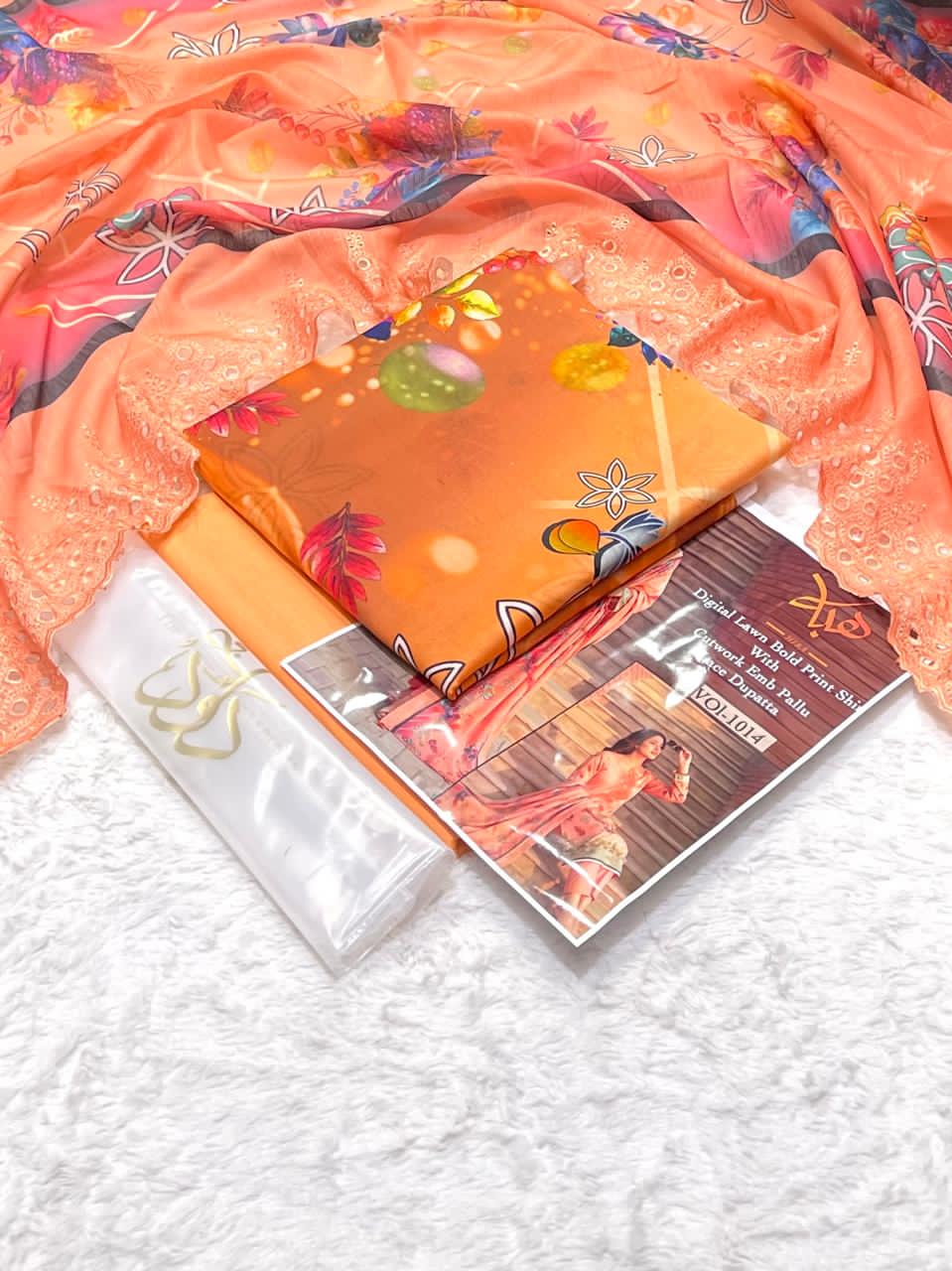 DAWOOD GEE BY HORAIN  Premium Digital Printed Unstitched 3 Piece Lawn Suit – ZeenatWear360  