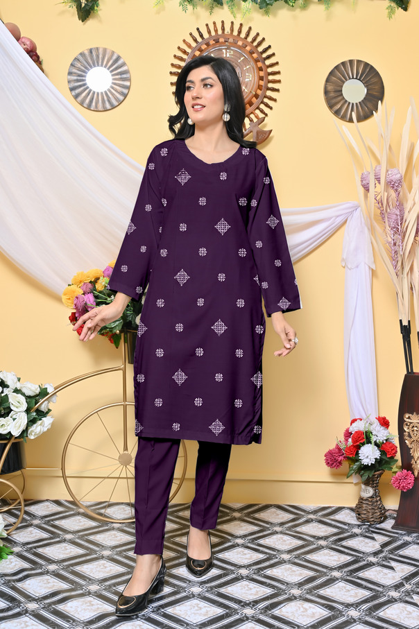 Dobby-Lawn Embroidered Collection (2 pcs)