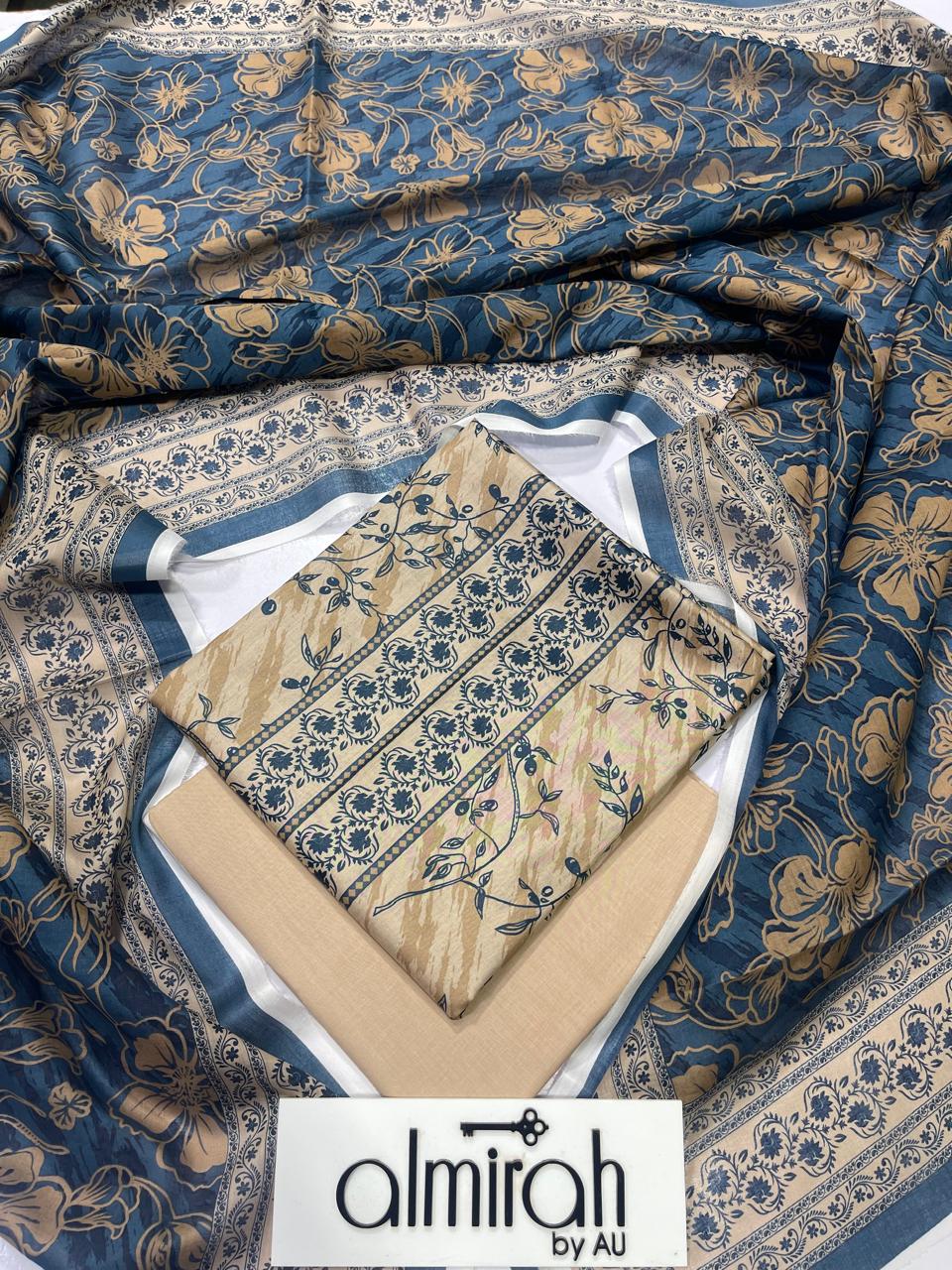 AlMIRAH Latest Collection 2026 Unstitched Lawn 3 Piece – ZeenatWear360