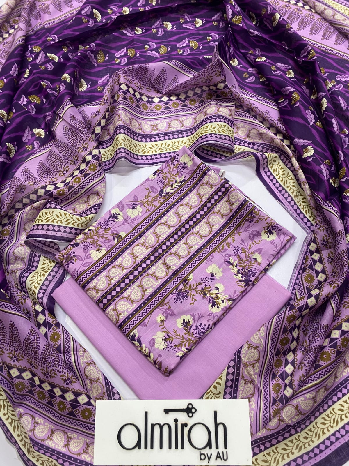 AlMIRAH Latest Collection 2026 Unstitched Lawn 3 Piece – ZeenatWear360