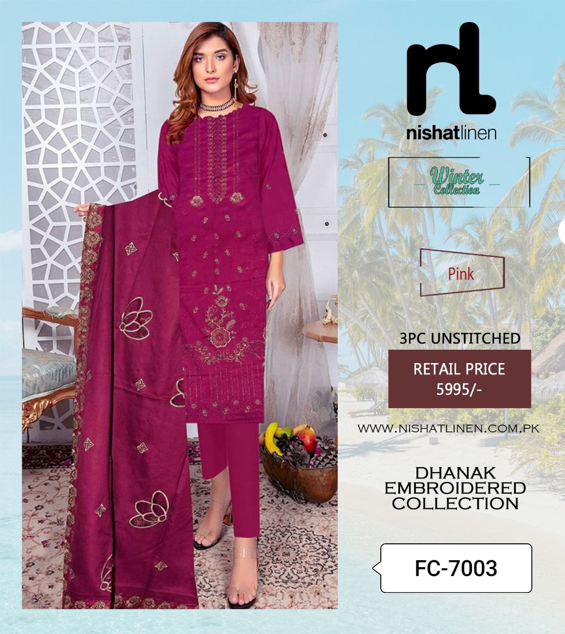Branded 03pc suit Premium Quality✨Most Hit Collecton🍂dhanak💥