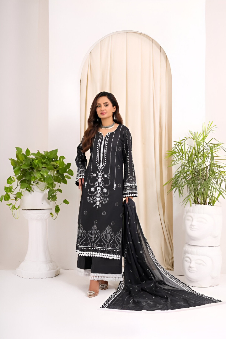 Premium 3 Piece Print Edition (Bana Doria Lawn)