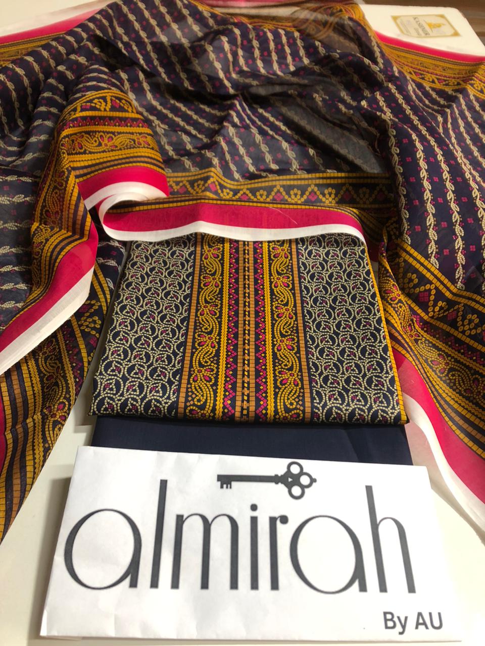 AlMIRAH Latest Collection 2026 Unstitched Lawn 3 Piece – ZeenatWear360