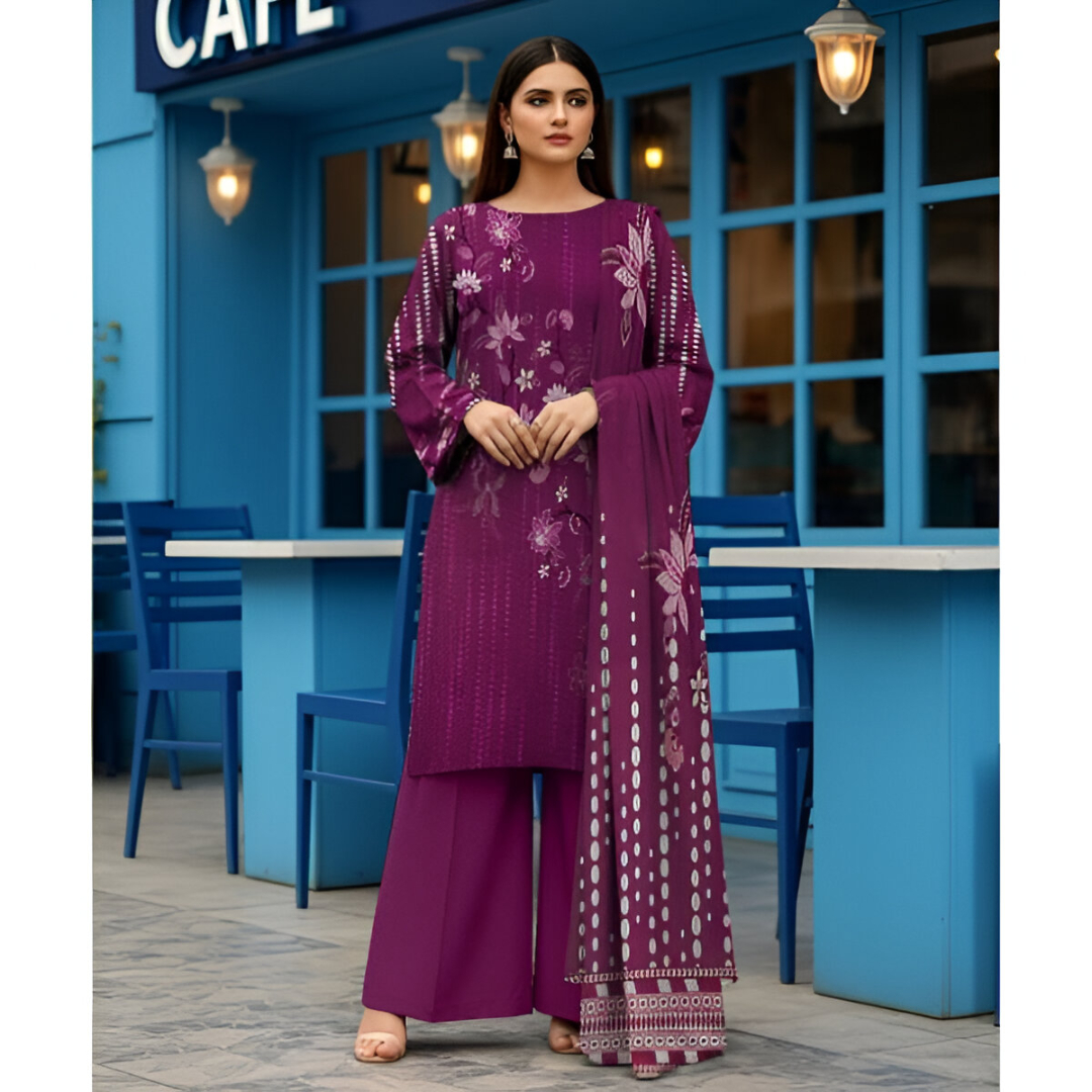 Viscose Filament Print 3pc RC-004