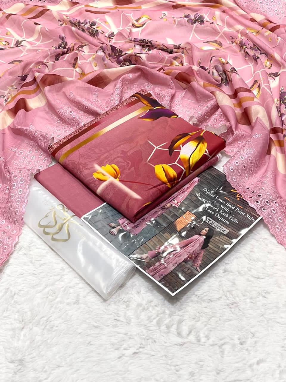 DAWOOD GEE BY HORAIN  Premium Digital Printed Unstitched 3 Piece Lawn Suit – ZeenatWear360  