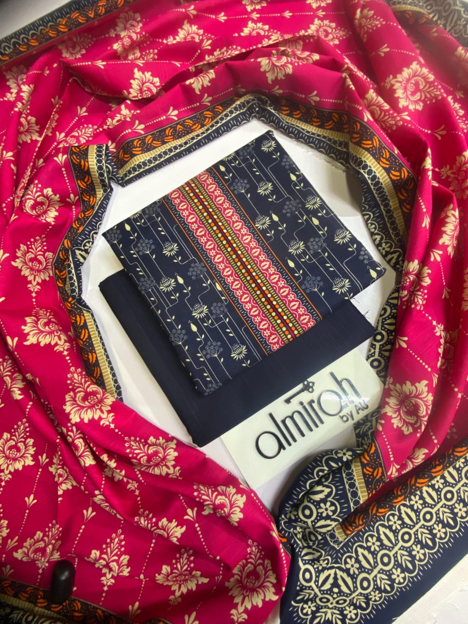 AlMIRAH Latest Collection 2026 Unstitched Lawn 3 Piece – ZeenatWear360