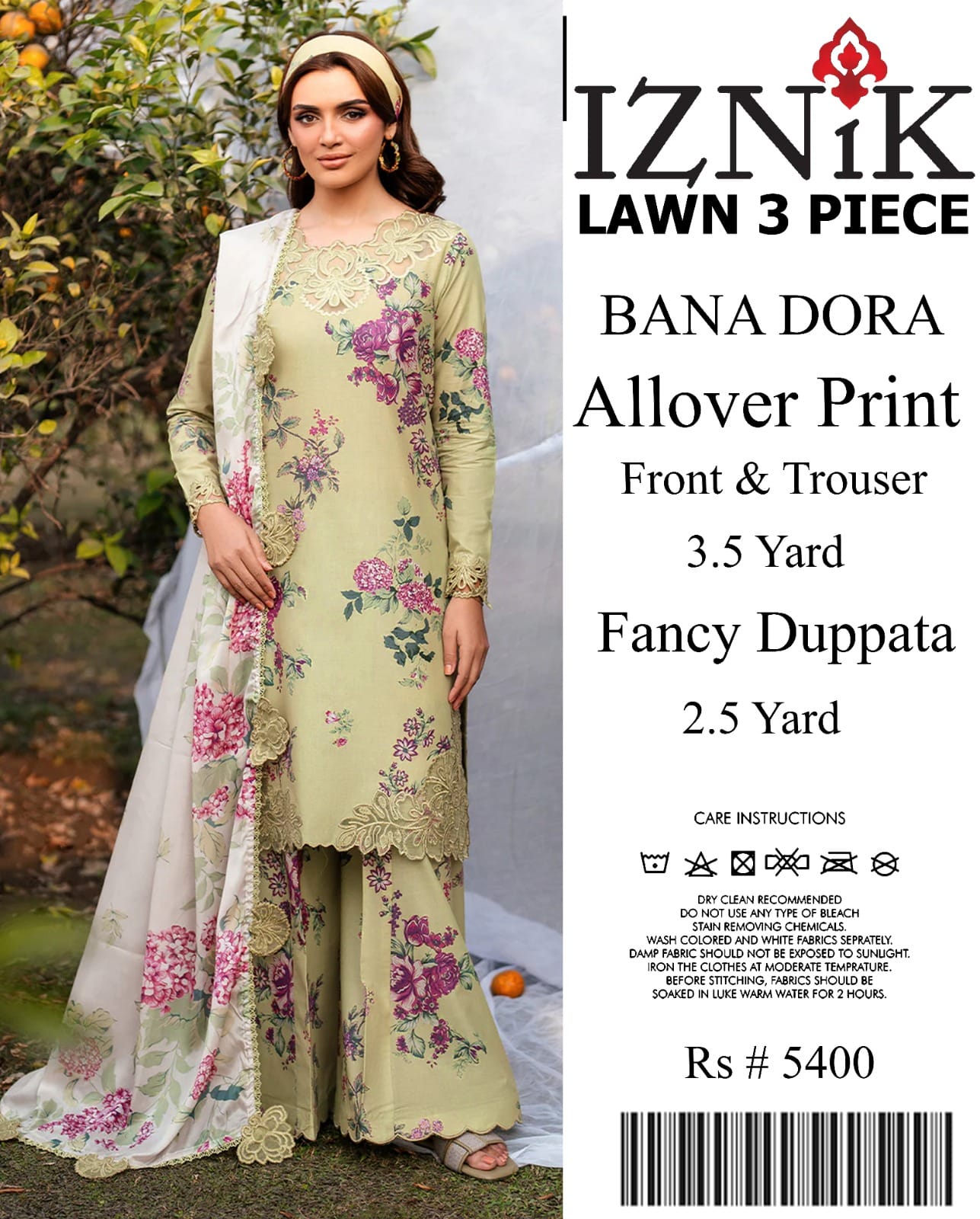 BRAND Iznik Printed fancy