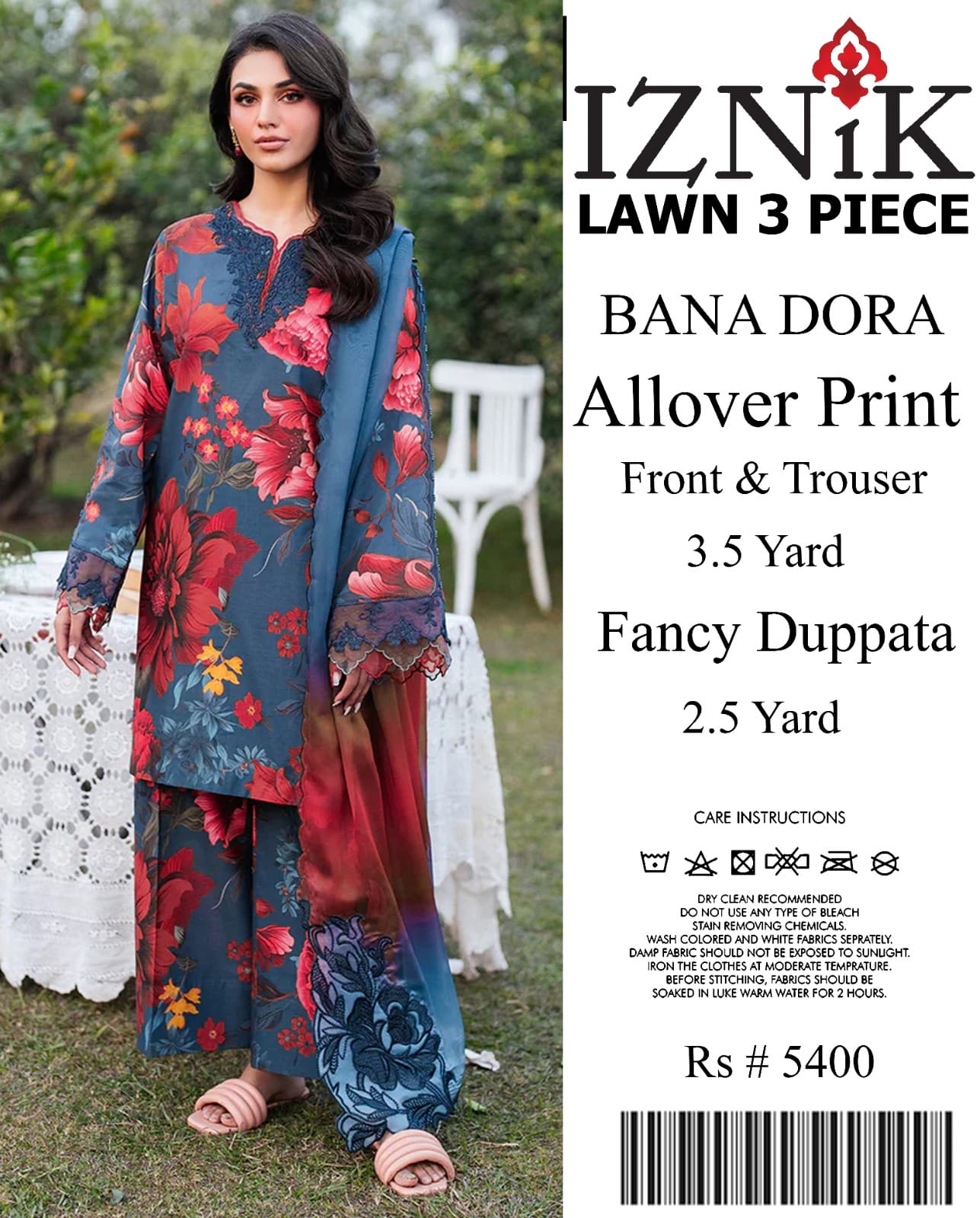 BRAND Iznik Printed fancy