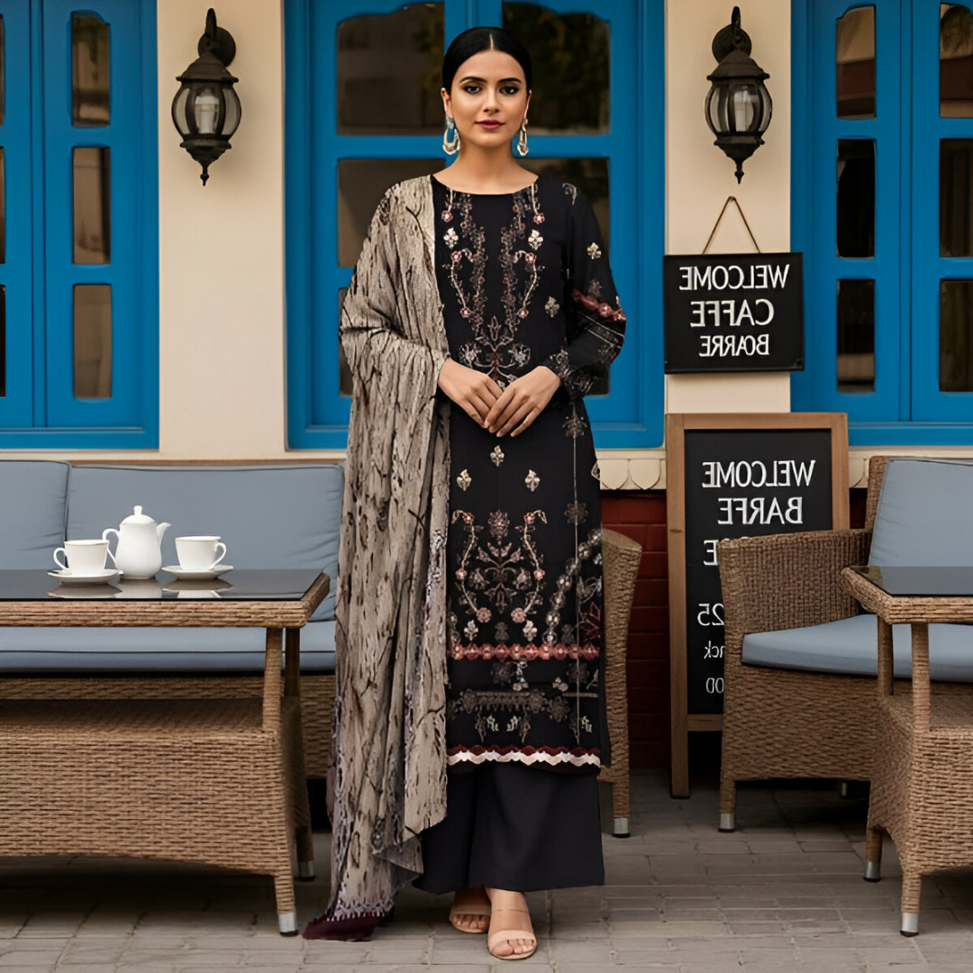 Viscose Filament Print 3pc RC-006