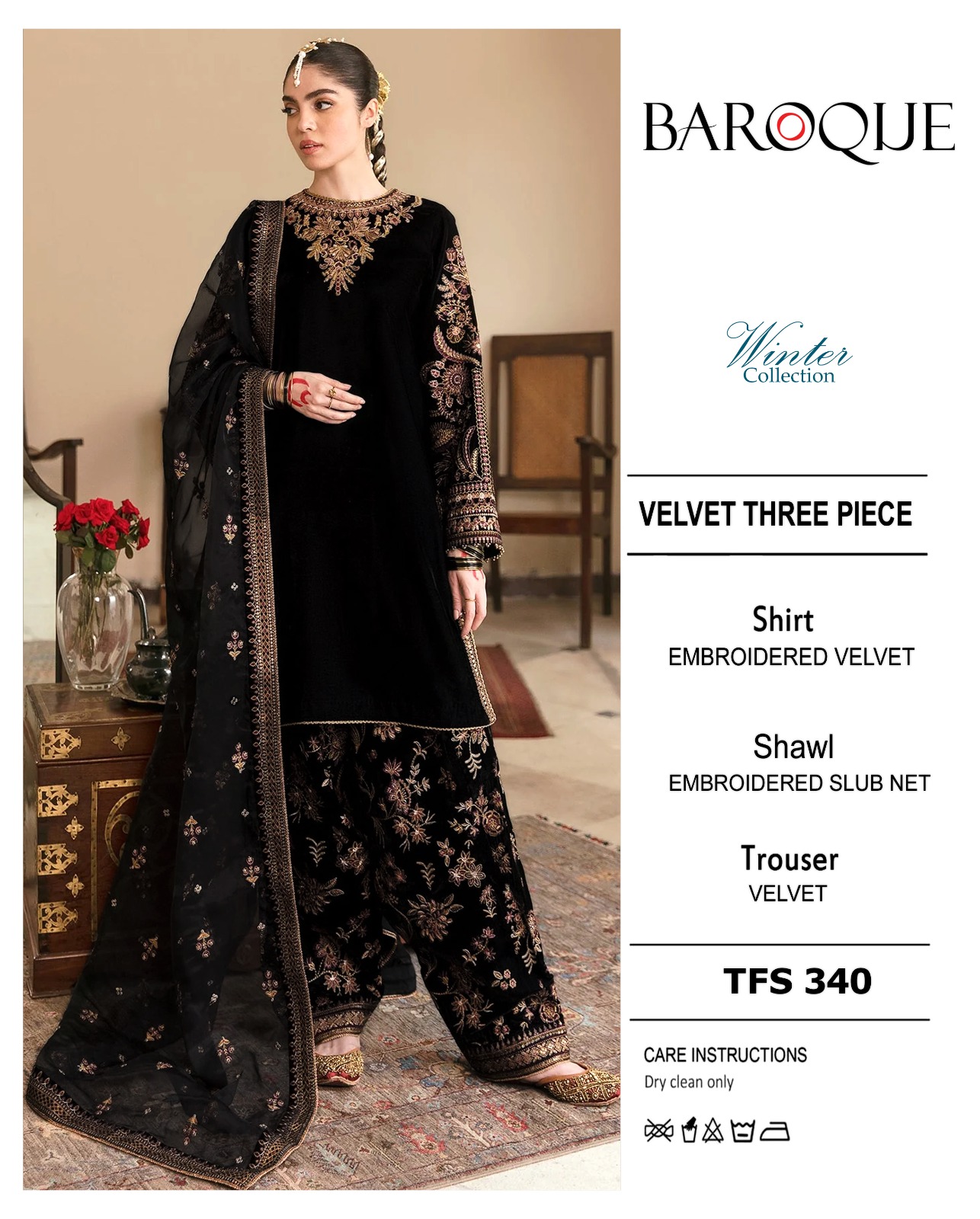 Branded 03pc suit Premium Quality✨Most Hit Collecton🍂velvet 💥