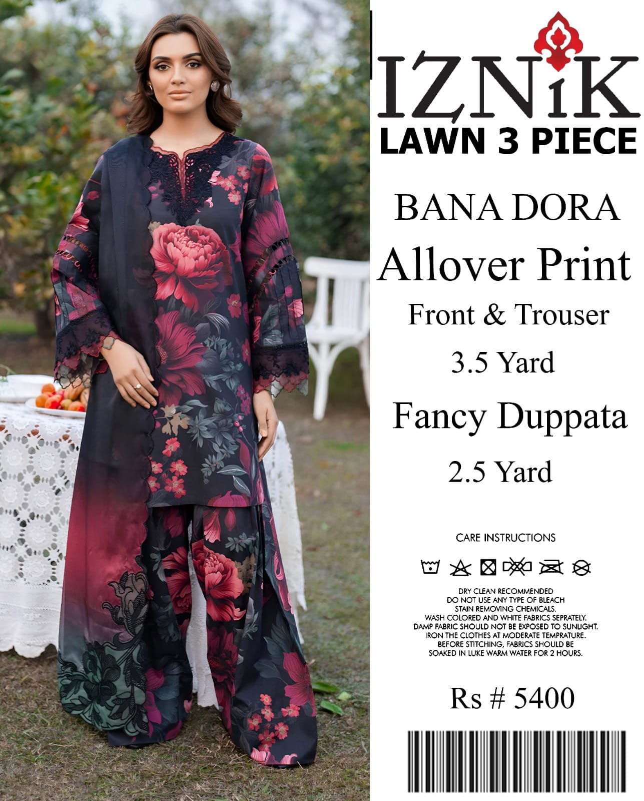 BRAND Iznik Printed fancy  