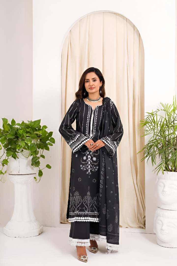 Premium 3 Piece Print Edition (Bana Doria Lawn)