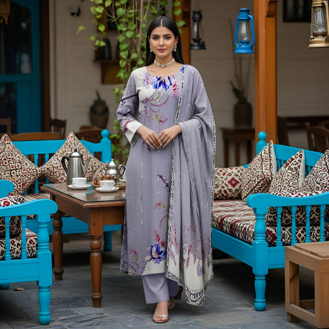 Viscose Filament Print 3pc RC-005