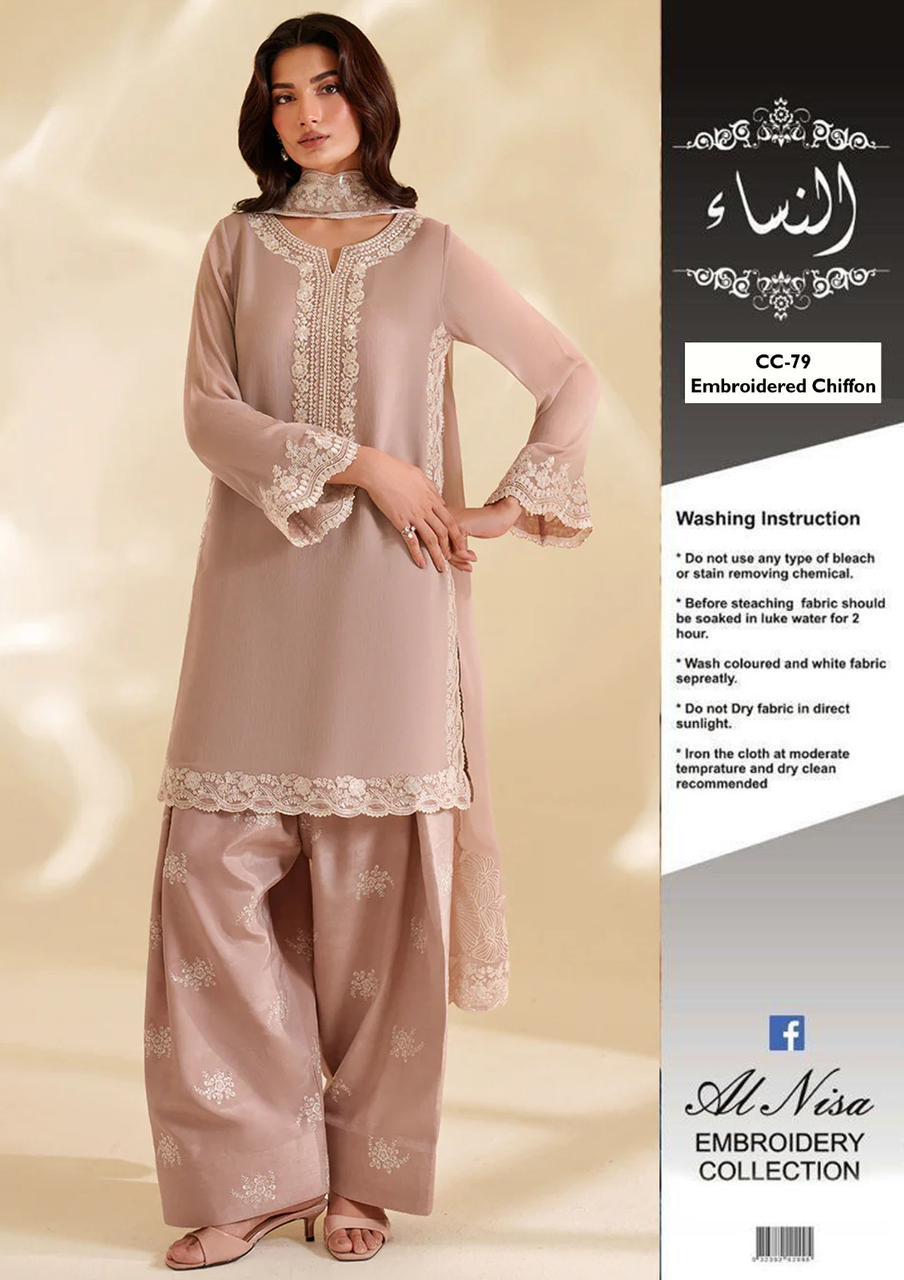 ✨☆Brand Name : Iznik☆✨☆Fabric  Chiffon & Malai☆✨