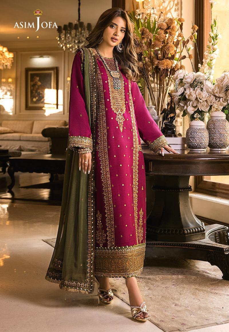 Premium  3pc Suit by Asim Jofa 🍂MAHRU & NOORIE COLLECTION🍂